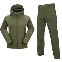 Veste Softshell Tactique au Design Classique, Pantalon Softshell, Ensemble de Vêtements d'Hiver, Tenue Tactique, Uniforme