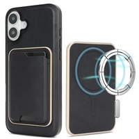 Fashion C3 2 in 1 Mini Dompet Kartu Kredit Magnetik yang Dapat Dilepas untuk Casing Ponsel Iphone 14 15 17 Pro Max Samsung Flip Fold Google