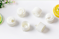Flacon compte-gouttes rond en plastique de 500ml 16oz avec bouchon à pointe giclée pour encre et huile capillaire