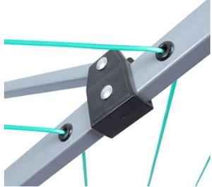 Grand séchoir à vêtements pour cour extérieure Étendoir à linge rotatif réglable à 4 bras en forme de <span class=keywords><strong>parapluie</strong></span> Étendoir à linge - Product Image 3