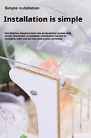 Villa surdimensionnée en acrylique pour hamster, hérisson, poulet et autres petits animaux – Boîte d'élevage et d'aménagement paysager