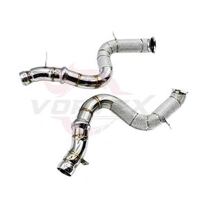 ท่อไอเสียสแตนเลสสตีล Vortex High Performance สำหรับ Mercedes Benz AMG S63 S63L W222 4.0T ท่อไอเสียรถยนต์แบบไหลสูง - Product Image 2