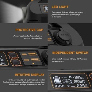 Pecron 500W Fast Charging Portable Power Station with <b>100W</b> <b>Solar</b> for Outdoor Camping - Product Image 4