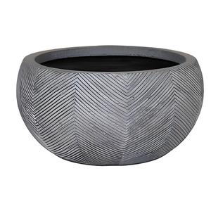 Vase gris LOWA DIAM. 56 H. 28 - Product Image 1