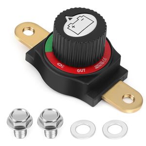 Interruttore Staccabatteria 12V - 48V On/Off con Manopola Rimovibile 300A, Interruttore Isolatore per <span class=keywords><strong>Batteria</strong></span> <span class=keywords><strong>Auto</strong></span> con Perni da 3/8\" - Product Image 1