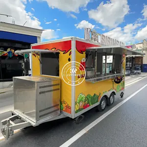 Luxury multifunction Sale Known Vending Truck Big Mobile Food Truck Food Trailer For Street Fast Food