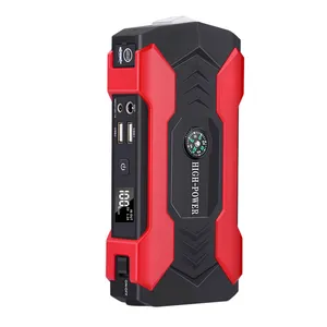 2023 Portable Car Jump Starter Power Bank strumento di emergenza per auto batteria da 12000mAh con compressore d'aria