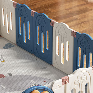 <span class=keywords><strong>Parc</strong></span> de jeu domestique de haute qualité avec cerceau de basket-ball Clôture de sécurité pour aire de jeux intérieure pour <span class=keywords><strong>bébé</strong></span> Clôture de sécurité bon marché pour les tout-petits - Product Image 4