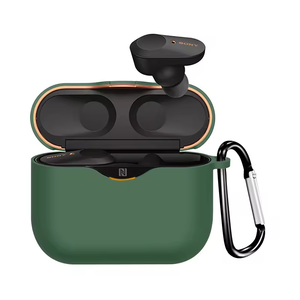 เคสป้องกันหูฟังซิลิโคนสำหรับ <span class=keywords><strong>Sony</strong></span> <span class=keywords><strong>WF</strong></span>-<span class=keywords><strong>1000XM3</strong></span>ปลอกหุ้มป้องกันที่ทนทานพร้อมพวงกุญแจ - Product Image 4