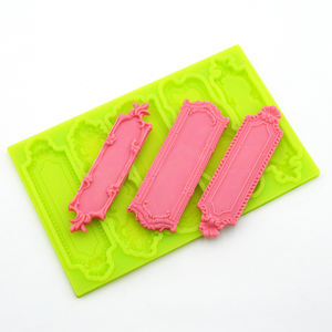 แม่พิมพ์ซิลิโคนพิมพ์เค้กฟองดองลายนูนสไตล์ยุโรป,พิมพ์ช็อคโกแลตดินเหนียวสี - Product Image 1