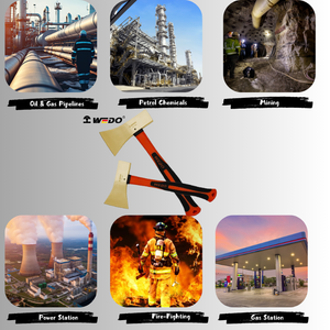 WEDO Estándar DIN alemán y certificación BAM ATEX Hacha antichispas - Product Image 5