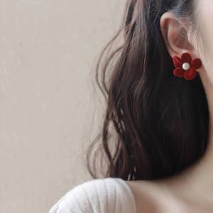 Gioielli di moda Clip in resina coreana orecchino indiano di lusso in acciaio inox lungo donne Jhumka Custom marca Chunky orecchini - Product Image 4