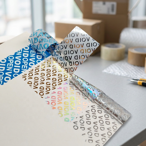 Etiqueta de Seguridad con Holograma Personalizada, Sello Rectangular Anti-Falsificación de PET para Envío de Cartones - Product Image 2