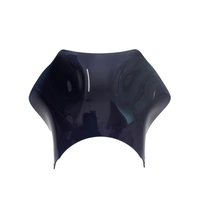 Pare-brise de moto en acrylique PC pour carénage de rechange, anti-UV, résistant aux chocs, transparent, forme personnalisée, vente en gros OEM, directement de l'usine