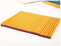 Crayons jaunes en gros d'usine, crayons HB, crayons en bois, stylos mignons