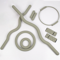 Kit de Fitness para el Hogar: Mancuernas de Silicona con Logotipo Personalizado, Colchoneta de Yoga, Set de Pilates de Combinación Libre, el Más Vendido