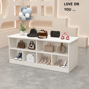 Lemari pajang sepatu dan tas mewah, etalase alas kaki dan tas mode, rak butik ritel kaca - Product Image 3