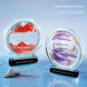 Trofeo <span class=keywords><strong>de</strong></span> Arena Fluida <span class=keywords><strong>con</strong></span> Paisaje Chino <span class=keywords><strong>de</strong></span> Lujo |   Premio <span class=keywords><strong>de</strong></span> Arte Zen Hecho a Mano para Jubilación Ejecutiva y Excelencia Corporativa - Product Image 2