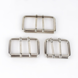 Accessoires de ceinture en métal Deepeel BF274 40/50MM, <span class=keywords><strong>boucle</strong></span> en alliage à double goupille <span class=keywords><strong>avec</strong></span> rouleau pour ceinture de manteau - Product Image 1