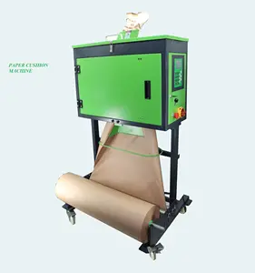 kraft paper cushion machine to convert kraft paper to protective material