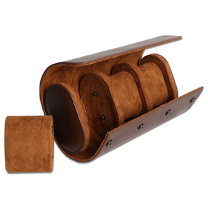 นาฬิกาหนัง PU แบบม้วนได้2ช่องใส่นาฬิกาสายหนังสั่งทำได้ - Product Image 4