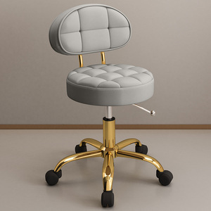 Sgabello da Parrucchiere e Estetista con Schienale, Girevole e Regolabile <span class=keywords><strong>in</strong></span> Altezza, Progettato Appositamente per Saloni di Bellezza e Uso Domestico - Product Image 3