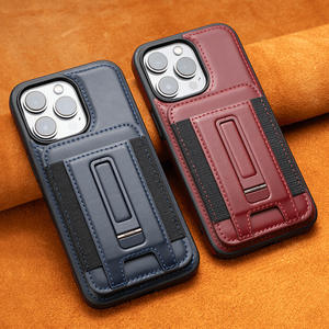 GSCASE Etuis de luxe en cuir pour téléphone portable Nouveau avec portefeuille magnétique pour I Phone 16 <span class=keywords><strong>Pro</strong></span> Max 17 <span class=keywords><strong>Pro</strong></span> Couverture arrière en cuir - Product Image 5