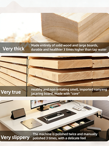 Meja Kerja Elektrik Ergonomis yang Dapat Disesuaikan Tingginya 55x24 inci dengan Baki Pengatur Kabel untuk Kantor Rumah - Product Image 3