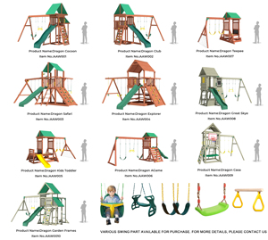 Giocattolo all'aperto altalene Set parco giochi in legno arrampicata struttura <span class=keywords><strong>altalena</strong></span> Set scuola materna parco giochi giardino divertimento all'aperto - Product Image 5