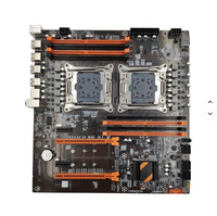 F8D X99 Dual LGA 2011-3 E5 V3 Prosesor CPU DDR4-REG Multi PCIe M.2 NVMe Server