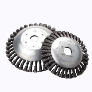 Wire Brush Disc Carbon Steel 6 In For Metal Grinding And Cleaning - Product Image 4