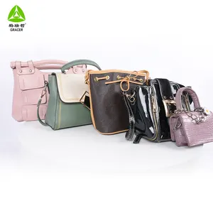 High Quality Wholesale Second Hand Leather Tote Ladies Used Bags From Usa