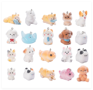 Giocattolo Sorpresa: Animali Cartoon in Peluche (Cane, Gatto, Pesce, Orso) con <span class=keywords><strong>Gancio</strong></span>, Piccole Figure Promozionali per Portachiavi, Gioielli e Decorazioni da Giardino - Product Image 4