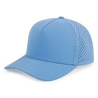 Casquette d'été OEM 5 panneaux en maille, nylon imperméable avec motif léopard/à pois découpé au laser pour le camping, la randonnée, la pêche, la course à pied, protection solaire