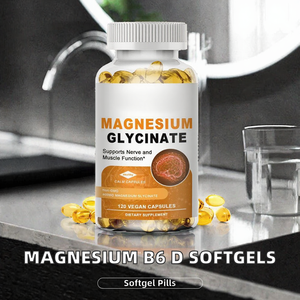 120 gélules de glycinate de magnésium, complément alimentaire, 400 mg de magnésium pour la fonction nerveuse et musculaire - Product Image 2