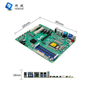 เมนบอร์ด Yentek W390DM Z390 LGA1151 DDR4 แบบสี่ช่อง ATX สำหรับควบคุมอุตสาหกรรม - Product Image 3