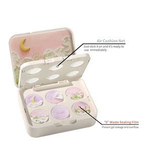 Новинка: Палитра для геля 2 г с герметичной пленкой, 6 цветов, пластиковая, для косметической упаковки гелей - Product Image 4