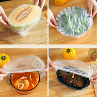 Couvertures élastiques en plastique Couvre-aliments jetables Couvre-aliments jetables Couvre-aliments en plastique Elastique