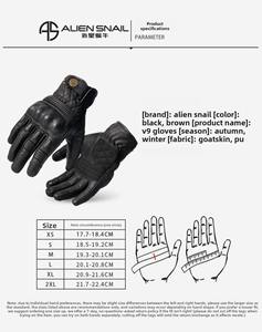 Gants d'équitation en peau de mouton thermique à doigts entiers, antidérapants, d'épaisseur moyenne, imperméables et coupe-vent pour l'automne, l'hiver et l'usage domestique - Product Image 4