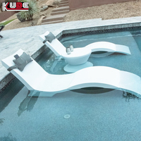 Chaise longue de plage, résistante aux UV8, pour piscine, plage, vente chaude