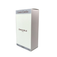 Boîte vide en carton vide pour hommes, boîte d'emballage de parfum, produit de luxe, à utiliser avec Logo personnalisé, papier Kraft blanc, petite taille, huile, nouveauté 2020