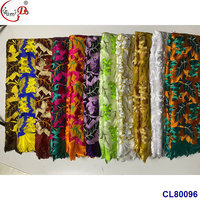 Handcut Coton Broderie Dentelle Tissu Tendance Transparent Lourd Broderie Oeillet Cordon pour Filles