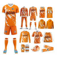 Tenues de football personnalisées pour équipes, anti-humidité, avec impression par sublimation pour jeunes