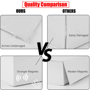 Scatola di imballaggio di prodotti dentali con Logo personalizzato scatola di carta cartone riciclabile nero con lembo magnetico scatola di imballaggio - Product Image 6