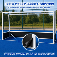 Poteaux de hockey sur glace professionnels en alliage d'aluminium, personnalisables, résistants à la décoloration, pour tir de patte, à vendre