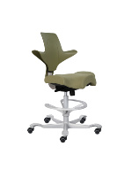 Chaise de travail ergonomique moderne, extensible, réglable et pivotante pour atelier et salle à manger