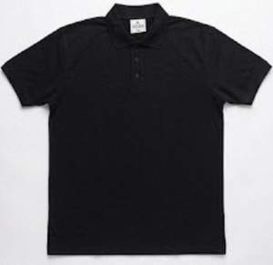 Camiseta Polo Negra Bordada con Logotipo Personalizado |   Camiseta de Hombre de Algodón Piqué de Alta Gramaje |   Camisetas Blancas al por Mayor con Etiqueta Privada y Manga Corta - Product Image 4
