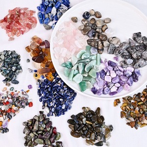 Venta al por mayor de chips de ágata pulida, gemas, cristales, piedras naturales, grava de amatista y cuarzo rosa para sanación. - Product Image 1