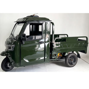 Triciclo eléctrico de cabina de 3 ruedas de 2000W y 3000W de fábrica, comercio de carga eléctrica semicerrada de servicio pesado, stock de La UE - Product Image 2