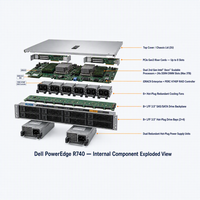 Serveur Rack d'Entreprise PowerEdge R740 d'Occasion – Hôte Informatique Fiable pour la Construction de Centres de Données de Petite et Moyenne Portée